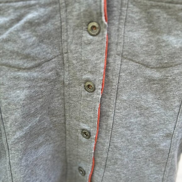 Sundance Womens Cardigan Sweater Grey Size L Button Detail - Picture 4 of 16